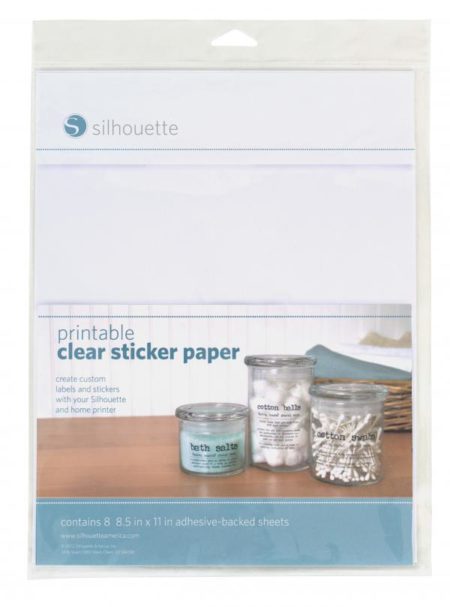 Pellicola trasparente stampabile per etichette adesive