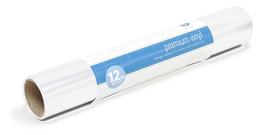 Rotolo Vinile Termoadesivo Bianco Lya 4,5m X 30,5cm, Per Cricut E Silhouette, HTV Per Tessuti Fai Da Te