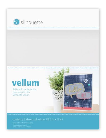 Silhouette Vellum opalino stampabile