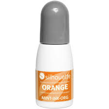 Mint-ink-org inchiostro arancione per Silhouette Mint. Creativamenteplotter