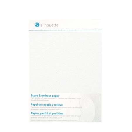 Fogli di carta per embossing Silhouette EMBOSS-PPR-A7 per silhouette Curio embossare cartoncini inviti biglietti