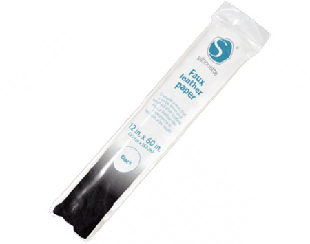 Rotolo similpelle nera Silhouette