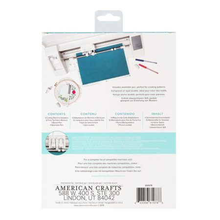 We R memory keeper Fabric Quill. Il sistema per disegnare su tessuti con la vostra Silhouette. retro