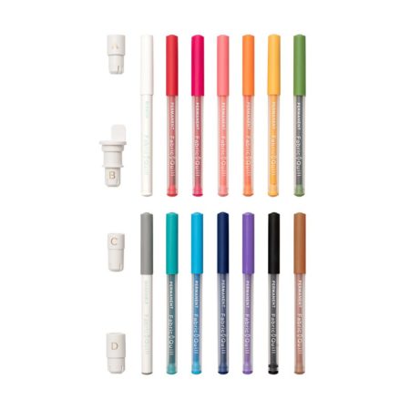 We R memory keeper Fabric Quill. Il sistema per disegnare su tessuti con la vostra Silhouette. contenuto 18 pezzi