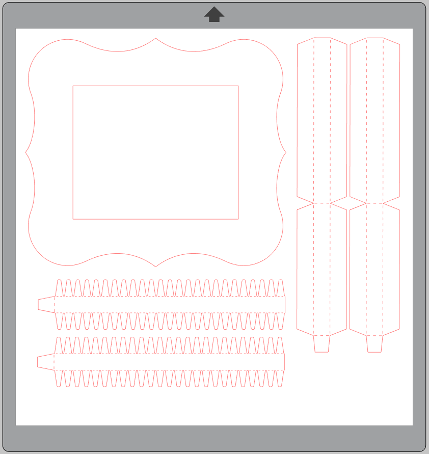 File cornice cartoncino idee Creativamente Plotter 1