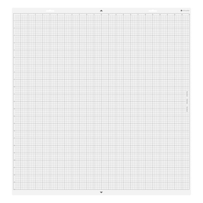 quadrati flessibili Tappetini da taglio Set di 4 per Silhouette Cameo 4/3/2/1 con rete a griglia di ricambio in vinile autoadesivi 