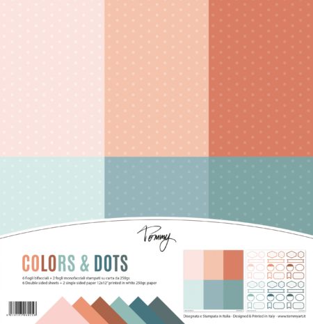 Carta Craft 250gr Tommy paper pack – Colors & Dots