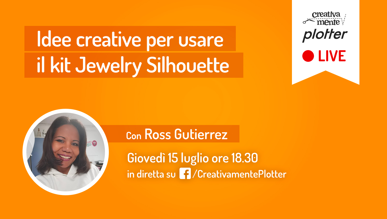 Diretta Ross kit gioielli Silhouette Creativamente Plotter