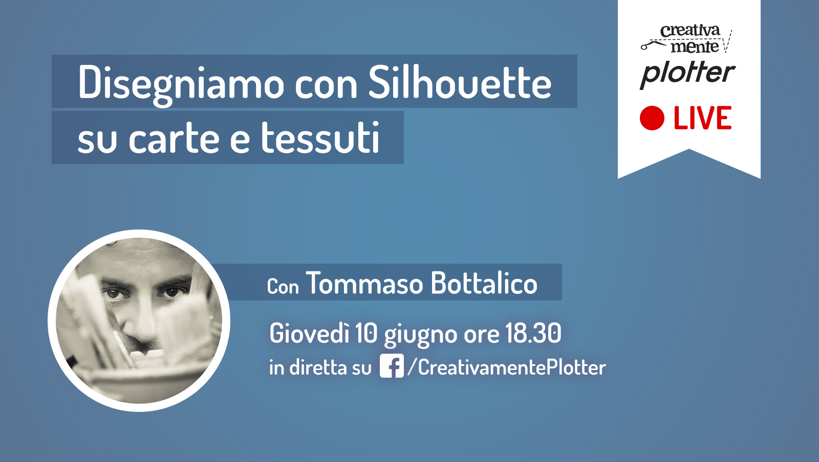 Diretta-Tommy-disegnare con cameo creativamente plotter