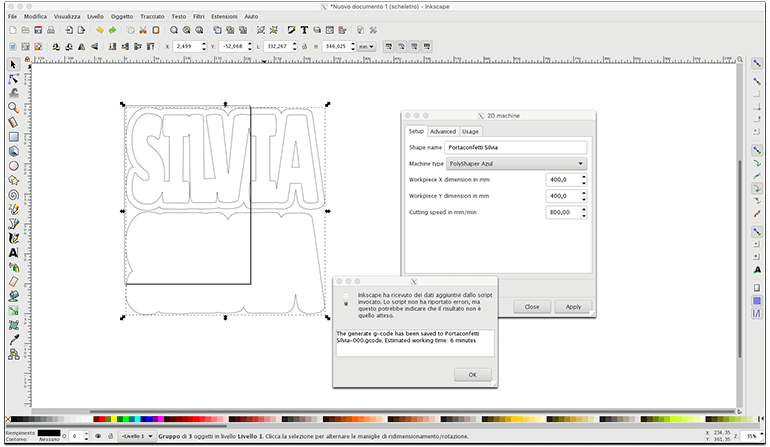 Software taglia polistirolo Polyshaper Creativamente Plotter