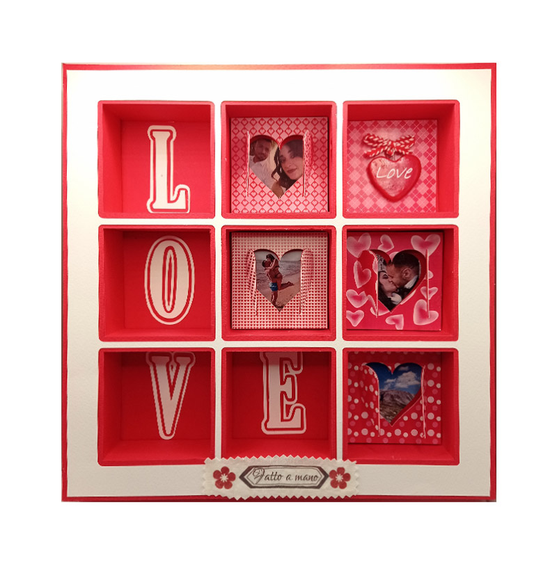 Cornice 3D San Valentino: kit prodotti + file grafici