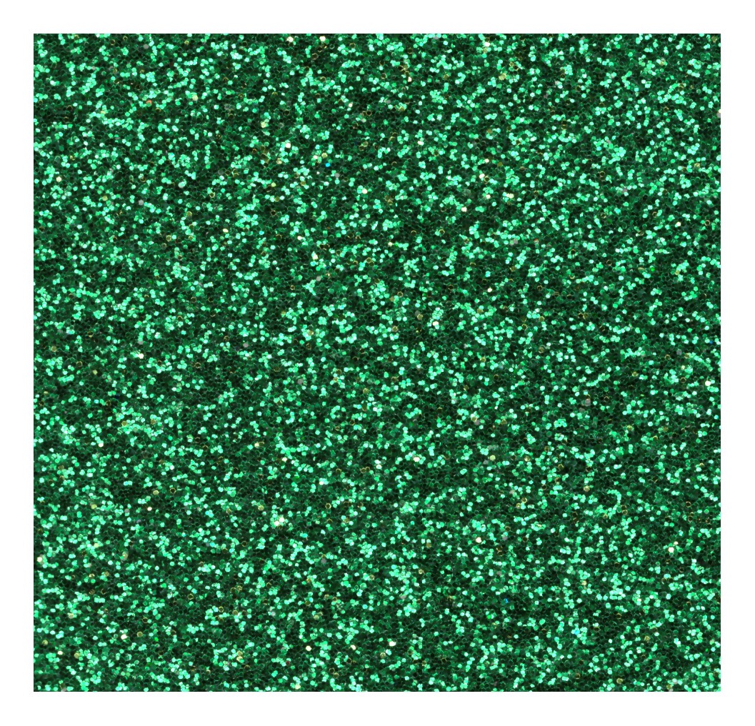 2 fogli di Fommy Glitter Gomma Eva: Colore Verde - Creativamente Plotter