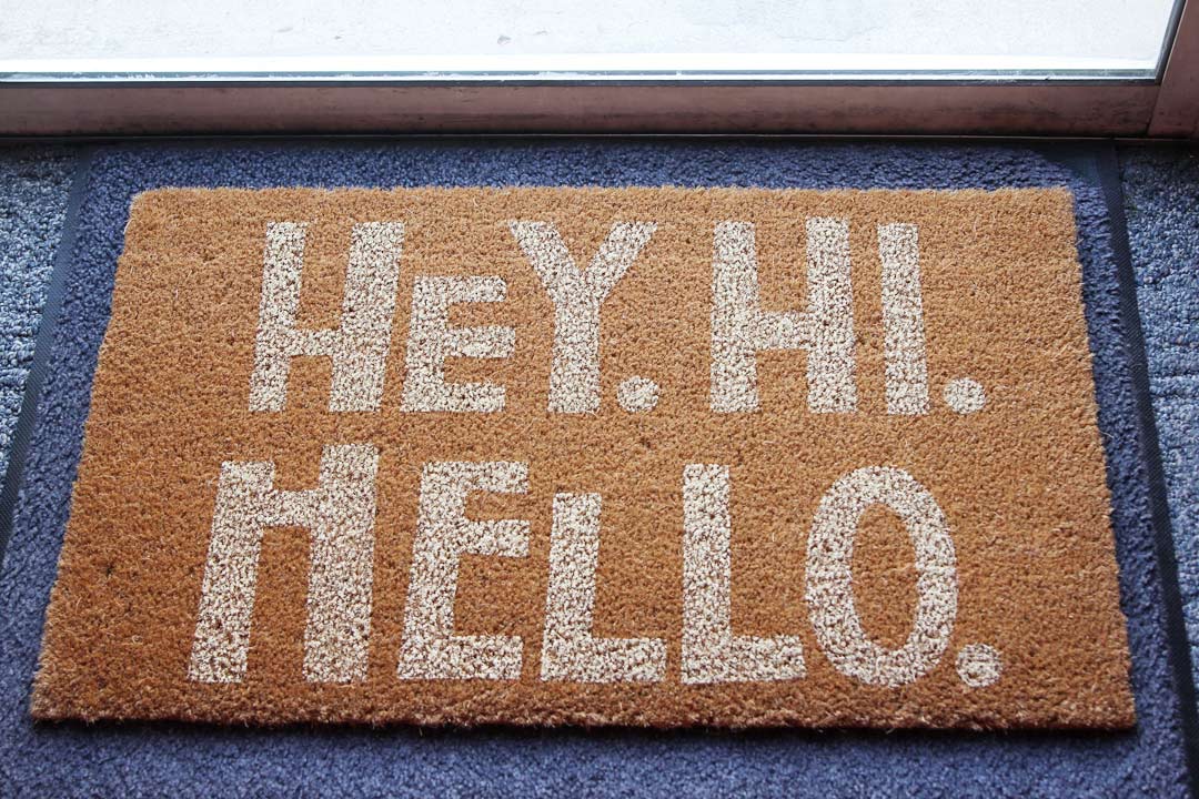 Stenciled Doormat with the Cameo Pro 11