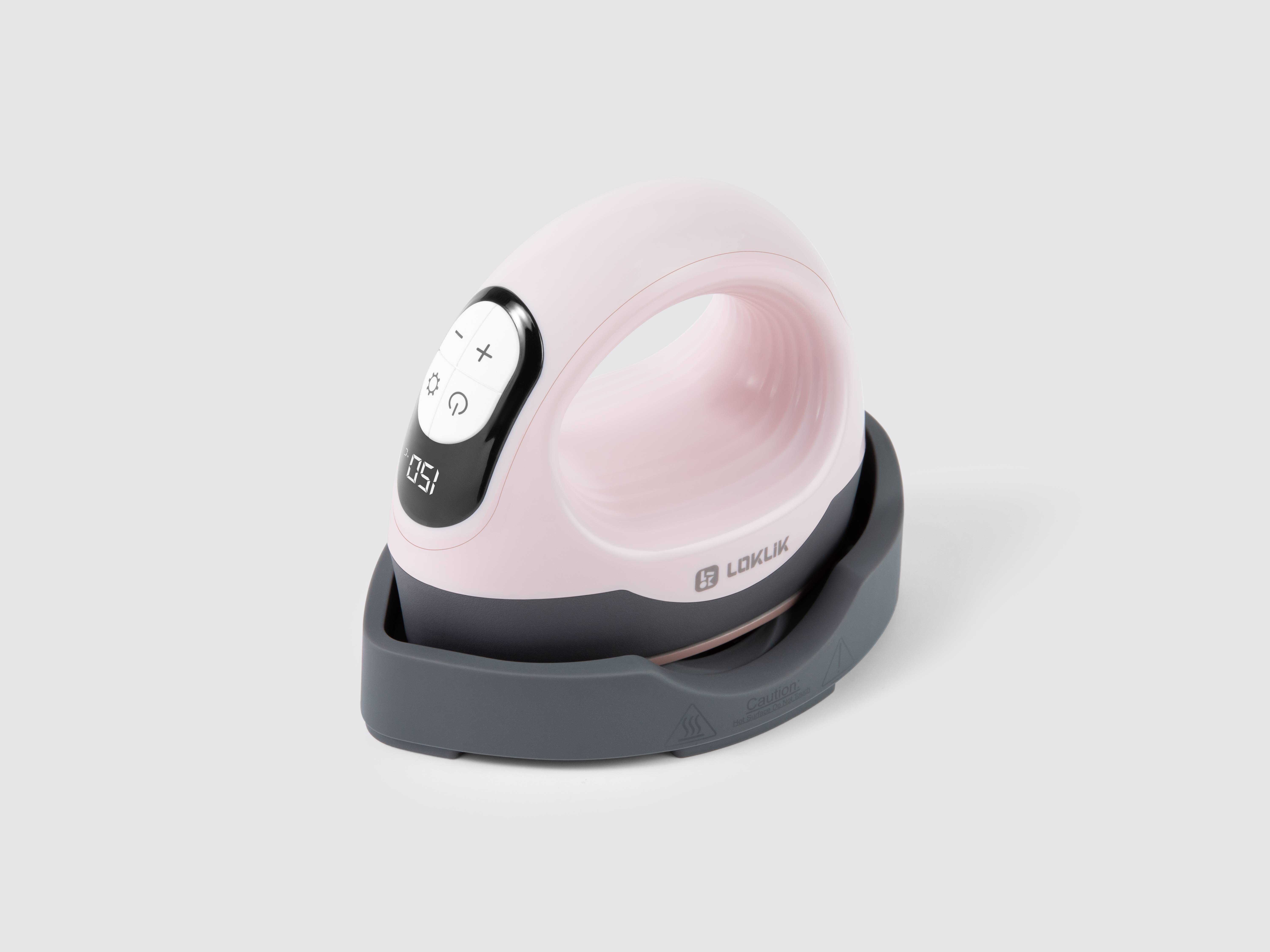 LOKLiK ImPress™ Mini 3 | Pressa multiuso colore Rosa | 9,3 x 8 cm, fino a 200° e timer - immagine 2