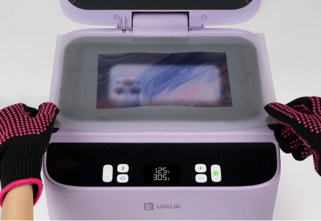 Termo pressa per personalizzare cover smartphone Loklik Lavanda