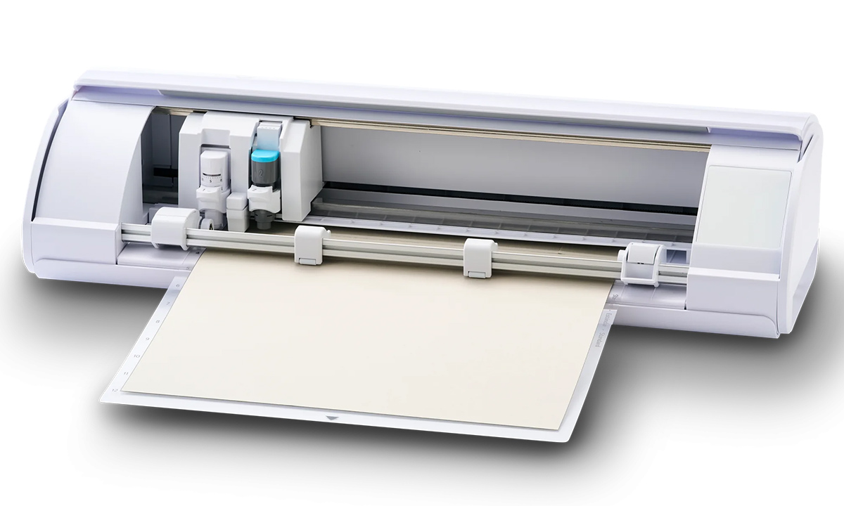 Silhouette Cameo5 alpha bianca aperta Creativamente Plotter