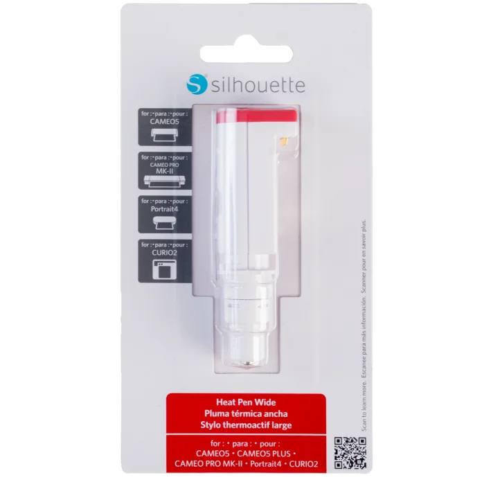 Punta larga 2,5mm per doratura a caldo per Curio 2, Cameo 5, Portrait 4 SILH-HEAT-PEN-W