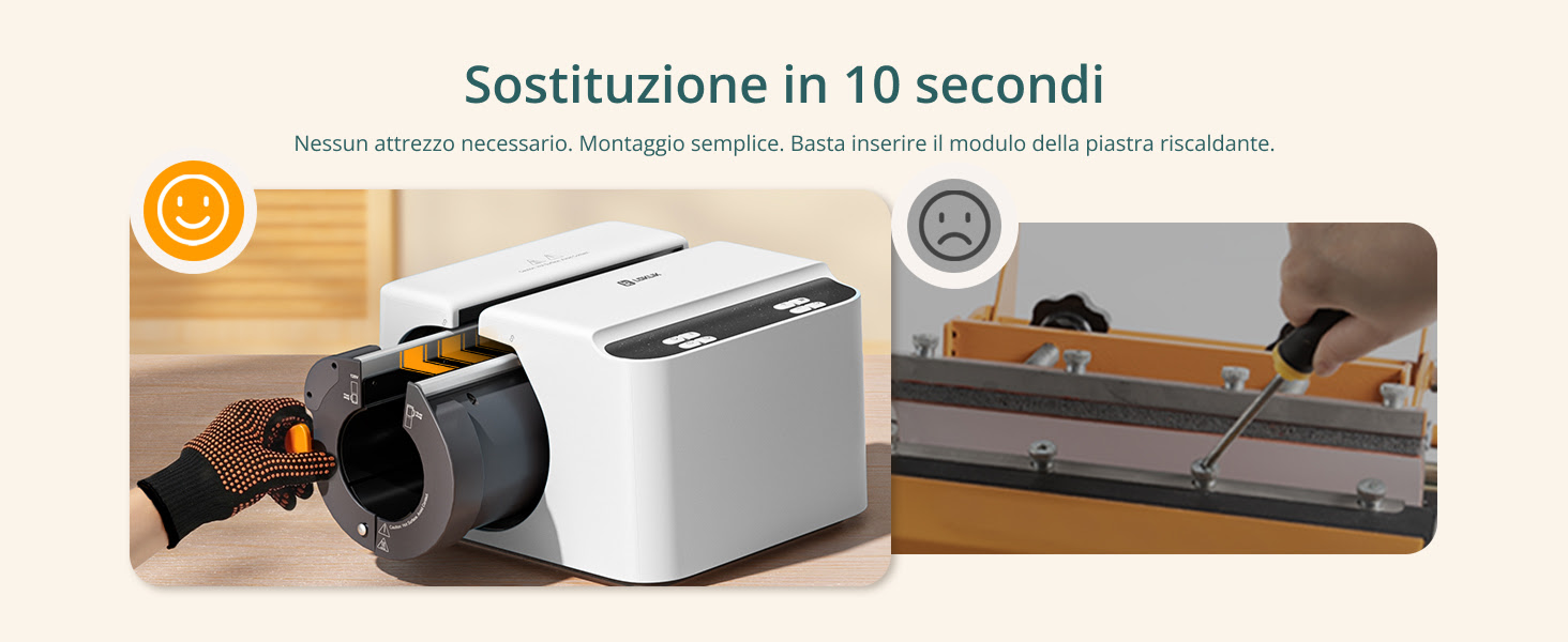 Sostituzione piastra riscaldante pressa sublimazione tazze