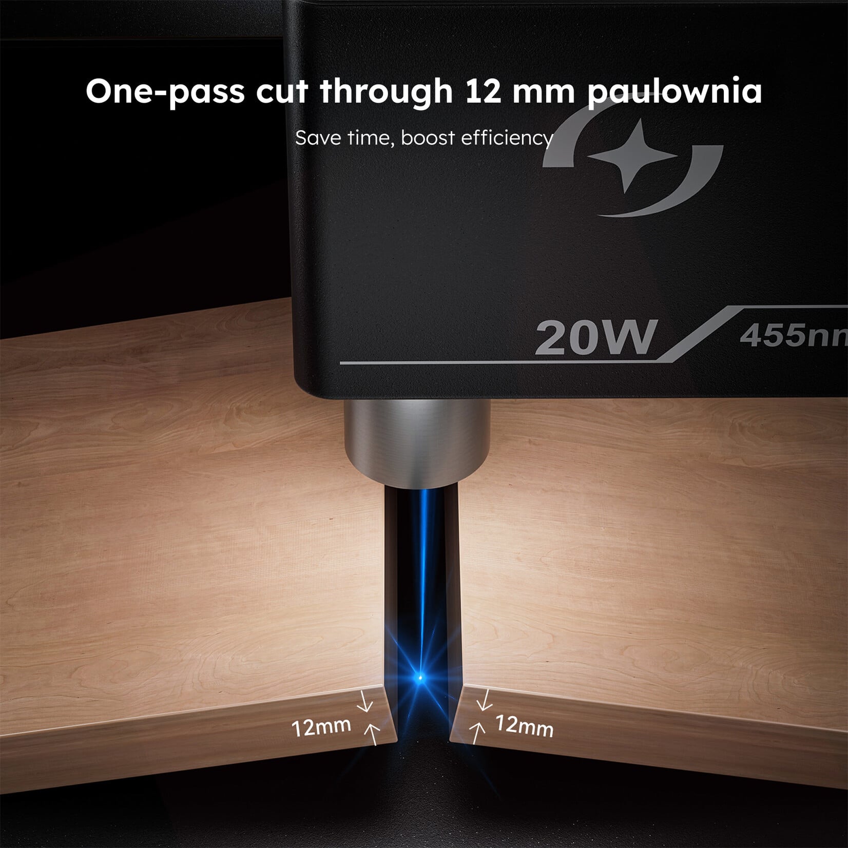 AtomStack Fusion 20W LED 32,5 x 29cm - immagine 3