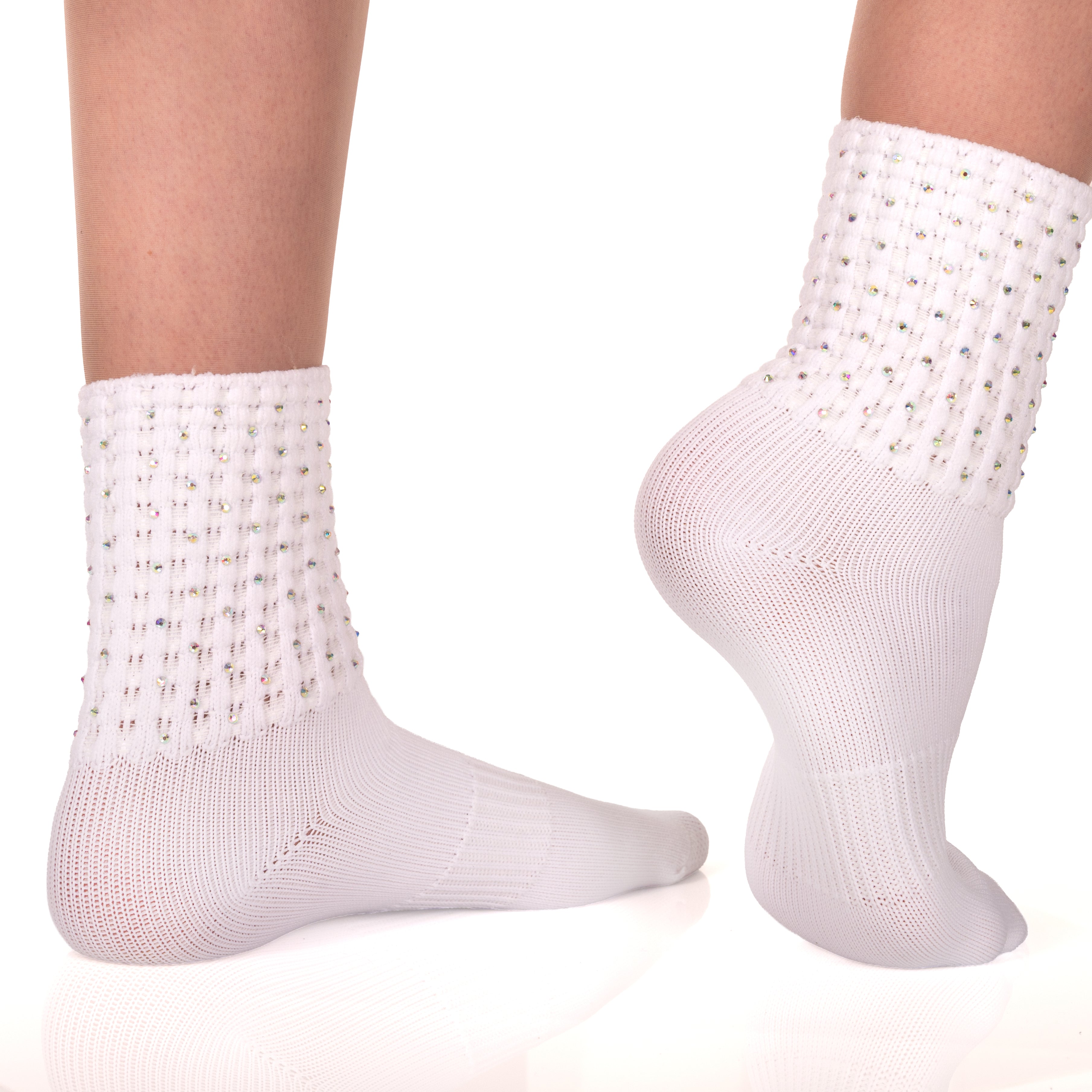 Mini Dinky Diamante Socks - Small Size Irish Dance