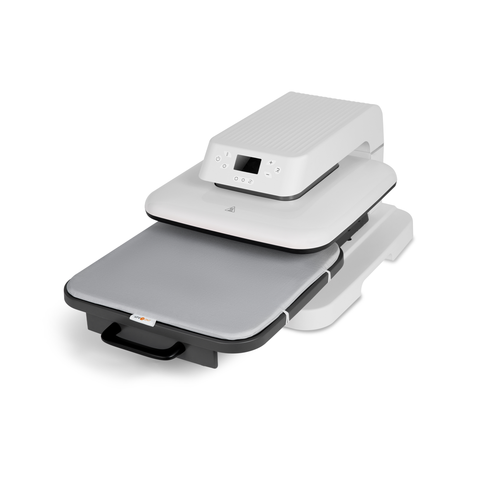 HTVRONT Auto 1 Heat Press Bianca Pressa per termovinile e sublimazione automatica 38 x 38 cm - immagine 2